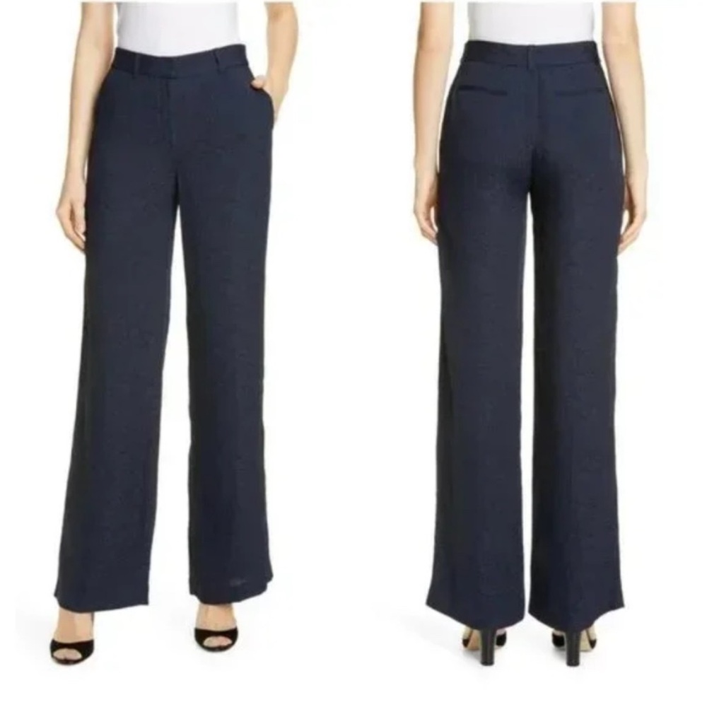Equipment Women's Arwen Flowy Trouser Wide Leg Career Pants Size 4